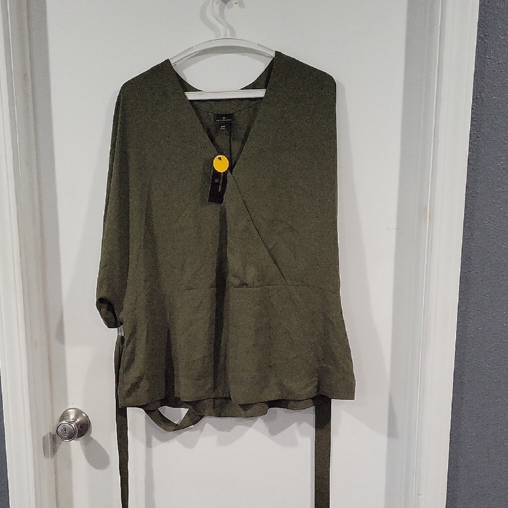 Olive Green Women's Top